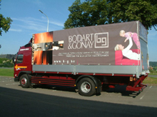 nouvelle b�che avec impression digitale pour le camion bodart et gonay : B�ches pour le Transport : B�ches sur arceaux